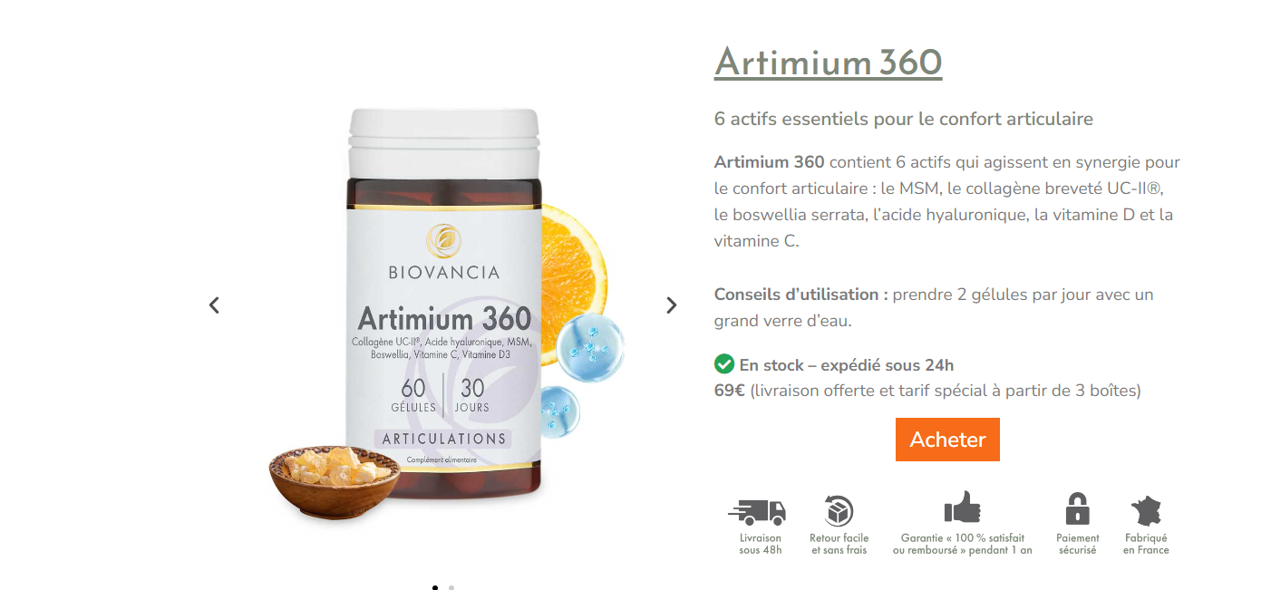 page artimium 360